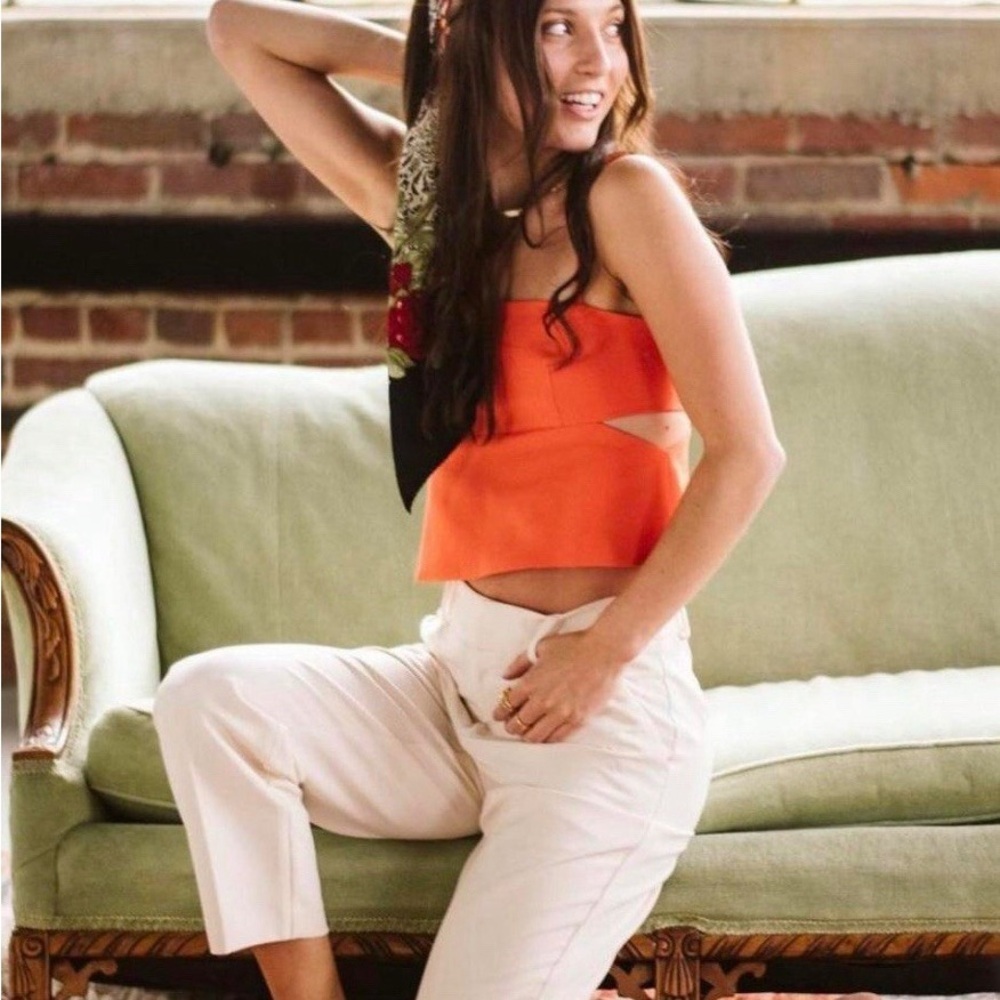 Zara Bright Orange Camisole - Picture 2 of 10